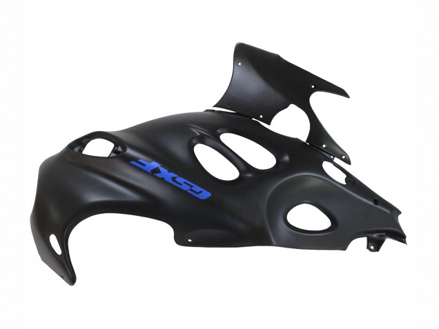 Preisgünstige Suzuki GSX600F/GSX750F Motorrad Verkleidung 2004-2006 - Matt Schwarz mit Blau Logo
