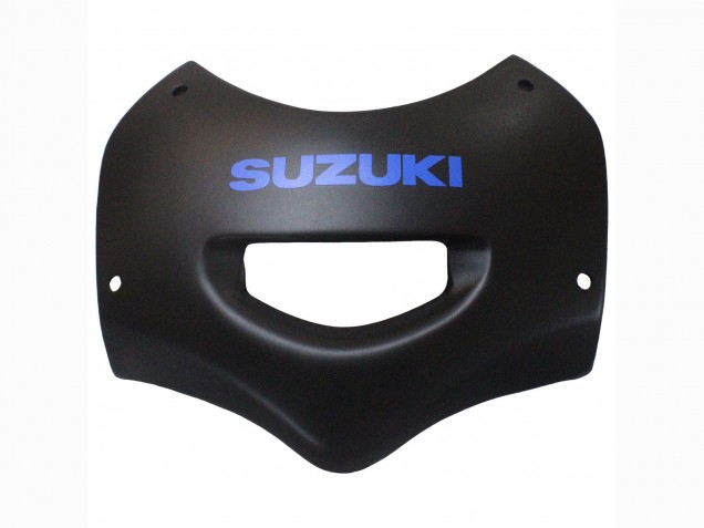 Preisgünstige Suzuki GSX600F/GSX750F Motorrad Verkleidung 2004-2006 - Matt Schwarz mit Blau Logo