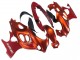 Preisgünstige Suzuki GSX600F/GSX750F Motorrad Verkleidung 2004-2006 - Burnt Orange Weiss Logo