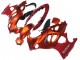 Preisgünstige Suzuki GSX600F/GSX750F Motorrad Verkleidung 2004-2006 - Burnt Orange Weiss Logo