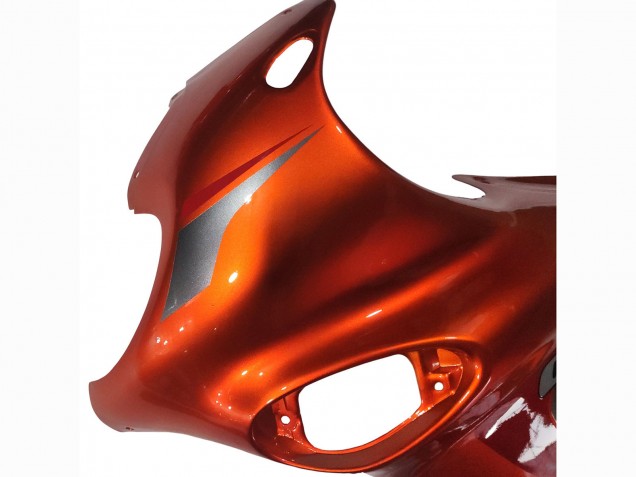 Preisgünstige Suzuki GSX600F/GSX750F Motorrad Verkleidung 2004-2006 - Burnt Orange Weiss Logo