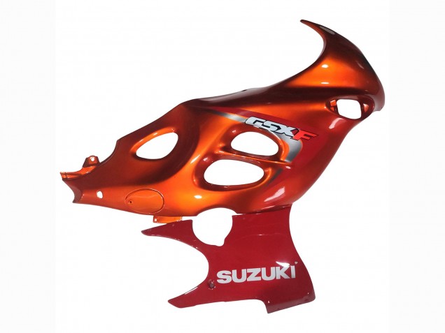 Preisgünstige Suzuki GSX600F/GSX750F Motorrad Verkleidung 2004-2006 - Burnt Orange Weiss Logo