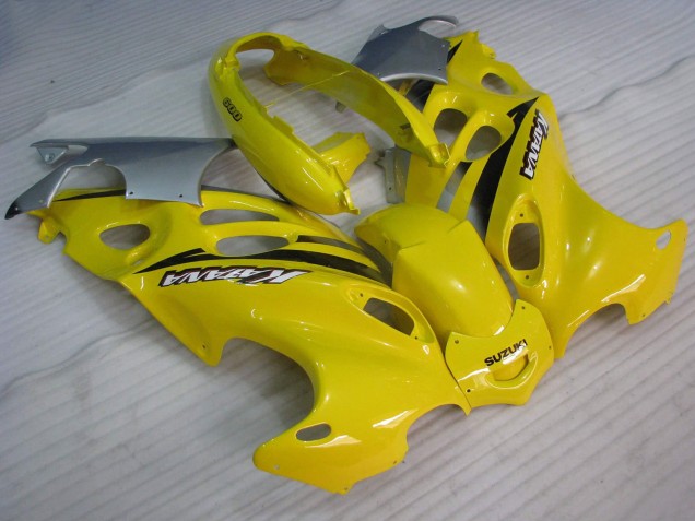 Preisgünstige Suzuki GSX600F/GSX750F Motorrad Verkleidung 2004-2006 - Gelb Katana