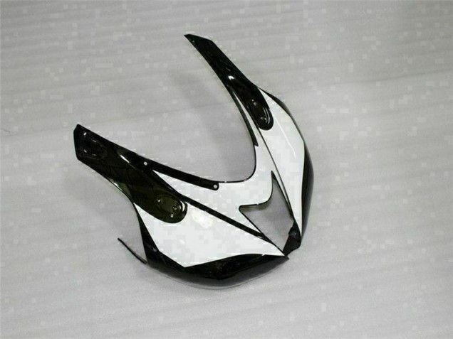 Preisgünstige Kawasaki ZX6R Motorrad Verkleidung 2007-2008 - Schwarz Weiss