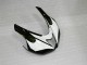 Preisgünstige Kawasaki ZX6R Motorrad Verkleidung 2007-2008 - Schwarz Weiss