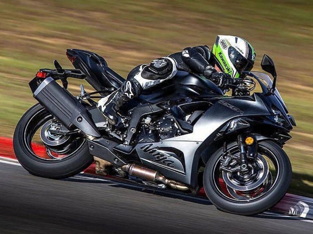 Preisgünstige Kawasaki ZX6R Motorrad Verkleidung 2023-2025 - Matt Schwarz