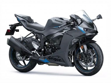 Preisgünstige Kawasaki ZX6R Motorrad Verkleidung 2023-2025 - Grau Ninja