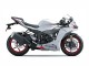 Preisgünstige Kawasaki ZX6R Motorrad Verkleidung 2023-2025 - Perl Weiss Schwarz Rot