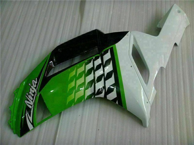 Preisgünstige Kawasaki ZX6R Motorrad Verkleidung 2007-2008 - Grun Weiss Ninja