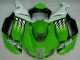 Preisgünstige Kawasaki ZX6R Motorrad Verkleidung 2007-2008 - Grun Weiss Ninja