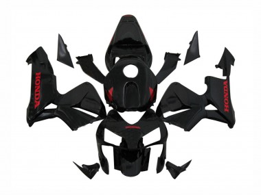 Preisgünstige Honda CBR600RR Motorrad Verkleidung 2003-2004 - Glanzendes Schwarz Rot Aufkleber