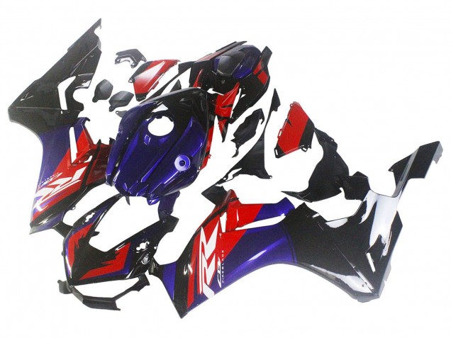 Preisgünstige Honda CBR1000RR Motorrad Verkleidung 2017-2023 - Rot Blau Glanzendes Schwarz