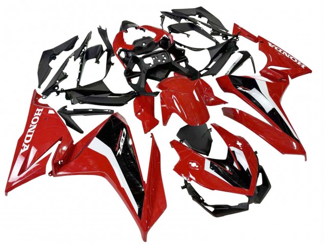 Preisgünstige Honda CBR500R Motorrad Verkleidung 2022-2023 - Rot Weiss Schwarz