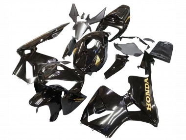 Preisgünstige Honda CBR600RR Motorrad Verkleidung 2005-2006 - Schwarz mit Gold Logo