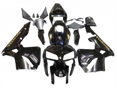 Preisgünstige Honda CBR600RR Motorrad Verkleidung 2005-2006 - Schwarz mit Gold Logo