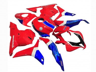 Preisgünstige Honda CBR600RR Motorrad Verkleidung 2009-2012 - Weiss Rot Blau HRC