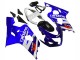 Preisgünstige Suzuki GSXR 600 / GSXR 750 Motorrad Verkleidung Kit 2004-2005 - Weiss Blau Schwarz Rot