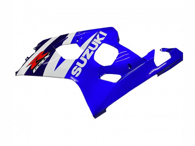 Preisgünstige Suzuki GSXR 600 / GSXR 750 Motorrad Verkleidung Kit 2004-2005 - Weiss Blau Schwarz Rot