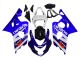 Preisgünstige Suzuki GSXR 600 / GSXR 750 Motorrad Verkleidung Kit 2004-2005 - Weiss Blau Schwarz Rot