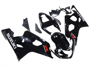Preisgünstige Suzuki GSXR 600 / GSXR 750 Motorrad Verkleidung 2004-2005 - Glanzendes Schwarz
