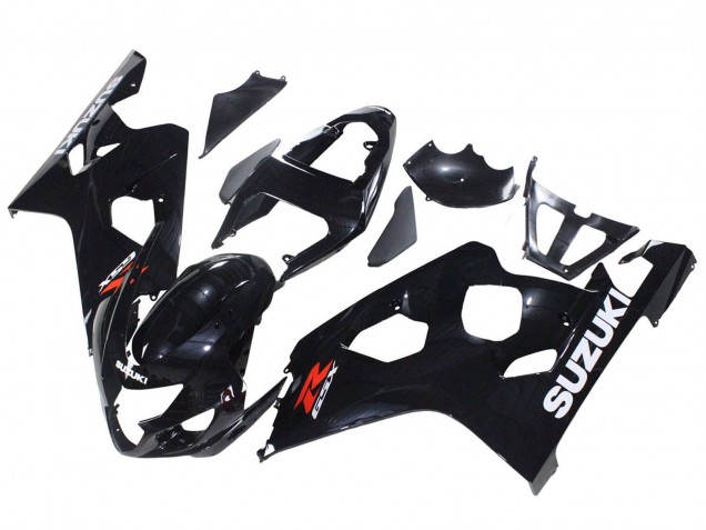 Preisgünstige Suzuki GSXR 600 / GSXR 750 Motorrad Verkleidung 2004-2005 - Glanzendes Schwarz