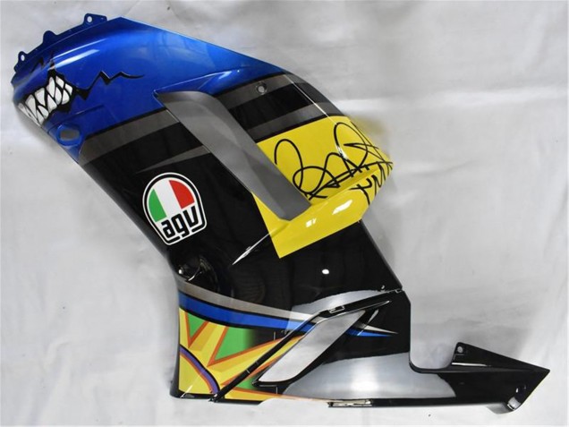 Preisgünstige Kawasaki ZX6R Motorrad Verkleidung 2007-2008 - Blau Hai