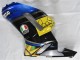 Preisgünstige Kawasaki ZX6R Motorrad Verkleidung 2007-2008 - Blau Hai