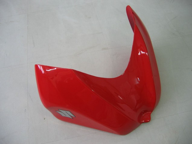 Preisgünstige Suzuki GSXR 600 / GSXR 750 Motorrad Verkleidung 2006-2007 - Weiss Rot Glanzendes Schwarz