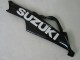Preisgünstige Suzuki GSXR 600 / GSXR 750 Motorrad Verkleidung 2006-2007 - Weiss Rot Glanzendes Schwarz