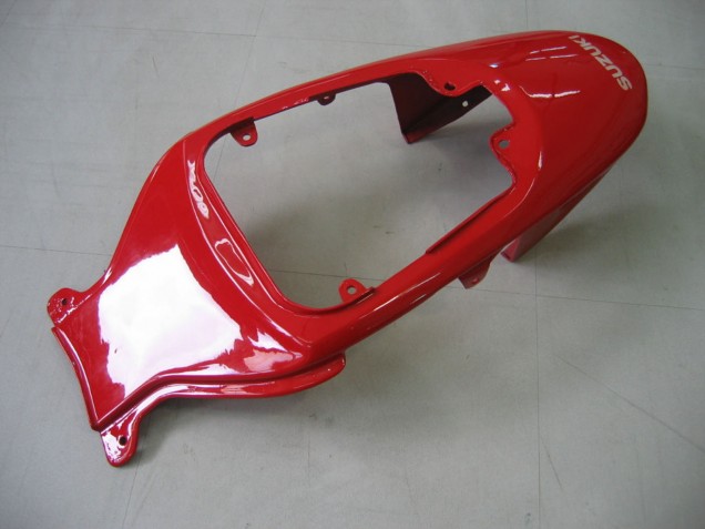 Preisgünstige Suzuki GSXR 600 / GSXR 750 Motorrad Verkleidung 2006-2007 - Weiss Rot Glanzendes Schwarz