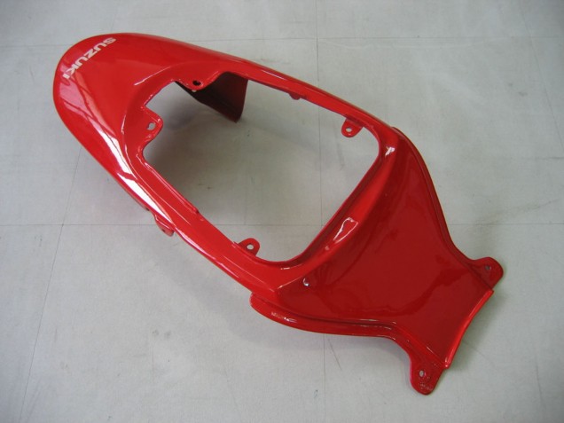 Preisgünstige Suzuki GSXR 600 / GSXR 750 Motorrad Verkleidung 2006-2007 - Weiss Rot Glanzendes Schwarz