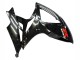 Preisgünstige Suzuki GSXR 600 / GSXR 750 Motorrad Verkleidung 2006-2007 - Glanzendes Schwarz Silber Rot
