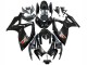 Preisgünstige Suzuki GSXR 600 / GSXR 750 Motorrad Verkleidung 2006-2007 - Glanzendes Schwarz Silber Rot