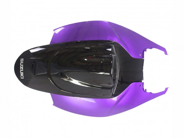 Preisgünstige Suzuki GSXR 600 / GSXR 750 Motorrad Verkleidung Kit 2006-2007 - Lila Glanzendes Schwarz