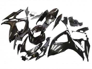 Preisgünstige Suzuki GSXR 600 / GSXR 750 Motorrad Verkleidung 2006-2007 - Glanzendes Schwarz