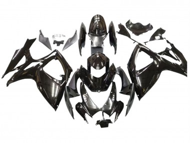Preisgünstige Suzuki GSXR 600 / GSXR 750 Motorrad Verkleidung 2006-2007 - Glanzendes Schwarz