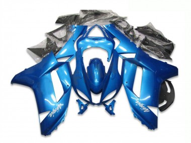 Preisgünstige Kawasaki ZX6R Motorrad Verkleidung 2007-2008 - Blau
