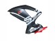 Preisgünstige Suzuki GSXR 600 / GSXR 750 Motorrad Verkleidung 2008-2010 - Matt Schwarz Rot Weiss