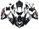 Preisgünstige Suzuki GSXR 600 / GSXR 750 Motorrad Verkleidung 2008-2010 - Matt Schwarz Rot Weiss