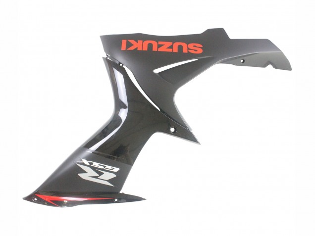 Preisgünstige Suzuki GSXR 600 / GSXR 750 Motorrad Verkleidung 2011-2024 - Schwarz Grau Rot Linie