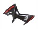 Preisgünstige Suzuki GSXR 600 / GSXR 750 Motorrad Verkleidung 2011-2024 - Schwarz Grau Rot Linie