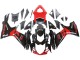 Preisgünstige Suzuki GSXR 600 / GSXR 750 Motorrad Verkleidung Kit 2011-2024 - Rot Glanzendes Schwarz