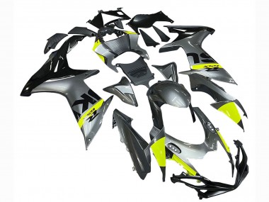 Preisgünstige Suzuki GSXR 600 / GSXR 750 Motorrad Verkleidung 2011-2024 - Silber Gelb Schwarz