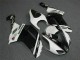 Preisgünstige Kawasaki ZX6R Motorrad Verkleidung 2007-2008 - Schwarz Weiss Elf