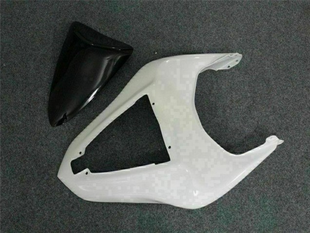 Preisgünstige Kawasaki ZX6R Motorrad Verkleidung 2007-2008 - Schwarz Weiss Elf
