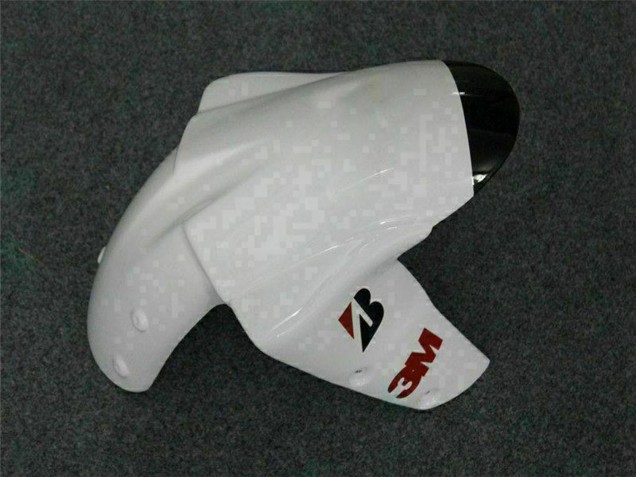 Preisgünstige Kawasaki ZX6R Motorrad Verkleidung 2007-2008 - Schwarz Weiss Elf