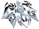 Preisgünstige Suzuki GSXR 1000 Motorrad Verkleidung 2005-2006 - Weiss Schwarz