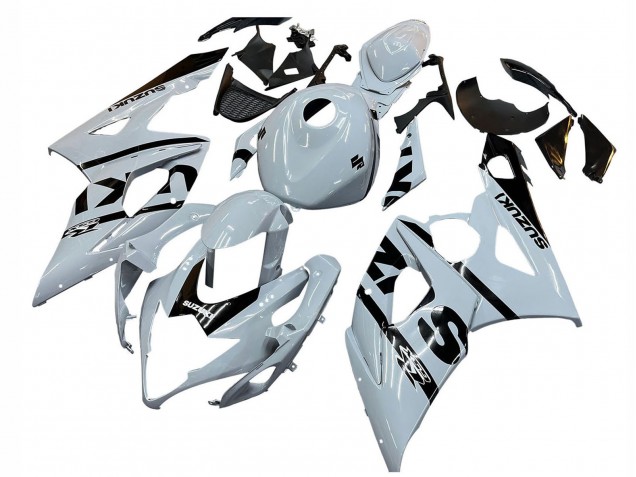 Preisgünstige Suzuki GSXR 1000 Motorrad Verkleidung 2005-2006 - Weiss Schwarz