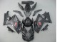 Preisgünstige Suzuki GSXR 1000 Motorrad Verkleidung 2007-2008 - Matt Schwarz Glanzendes Schwarz