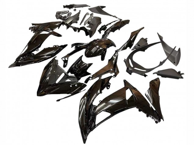 Preisgünstige Kawasaki Ninja 650 EX650 Motorrad Verkleidung 2017-2019 - Glanzendes Schwarz